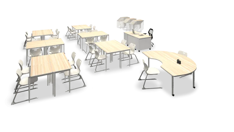 Stacking Student Desk